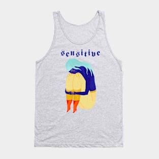 Blue girl Tank Top